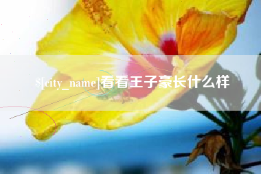宣城看看王子豪长什么样