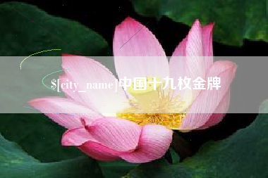 宣城中国十九枚金牌