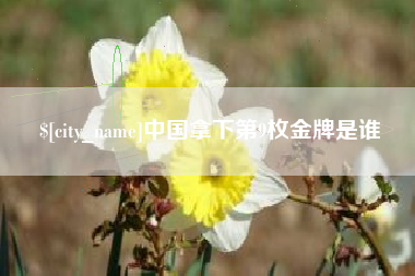宣城中国拿下第9枚金牌是谁