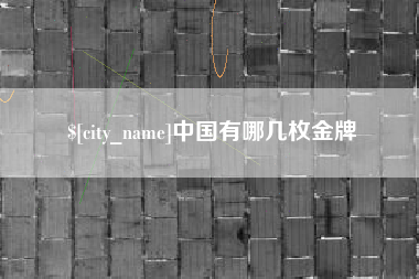 宣城中国有哪几枚金牌