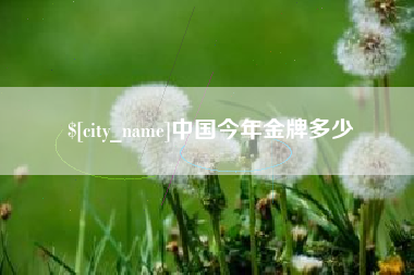 宣城中国今年金牌多少