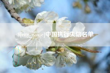 宣城中国执行失信名单