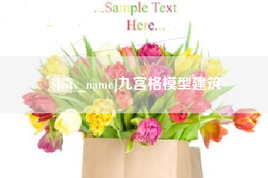宣城九宫格模型建筑