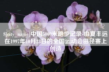 宣城中国5000米跑步记录-由夏丰远在1997年10月23日的全国运动会田径赛上创造