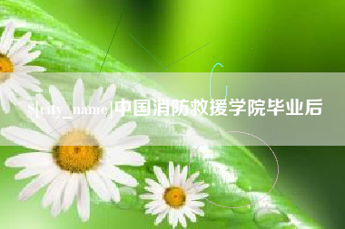 宣城中国消防救援学院毕业后