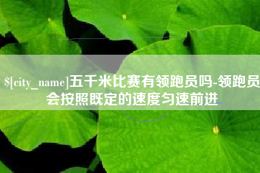 宣城五千米比赛有领跑员吗-领跑员会按照既定的速度匀速前进