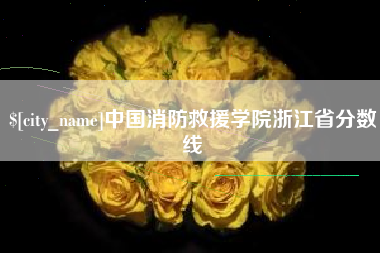 宣城中国消防救援学院浙江省分数线