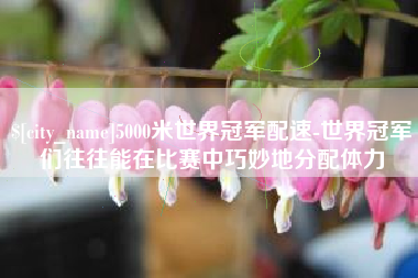 宣城5000米世界冠军配速-世界冠军们往往能在比赛中巧妙地分配体力