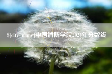 宣城中国消防学院2024年分数线