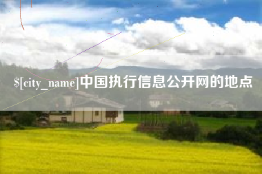 宣城中国执行信息公开网的地点
