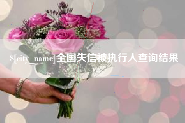 宣城全国失信被执行人查询结果