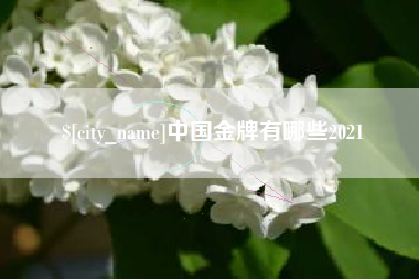 宣城中国金牌有哪些2021