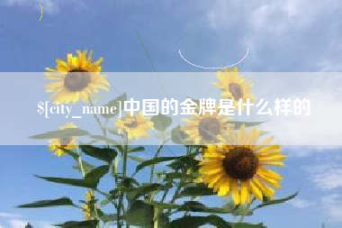 宣城中国的金牌是什么样的
