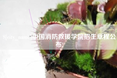 宣城中国消防救援学院招生章程公布!